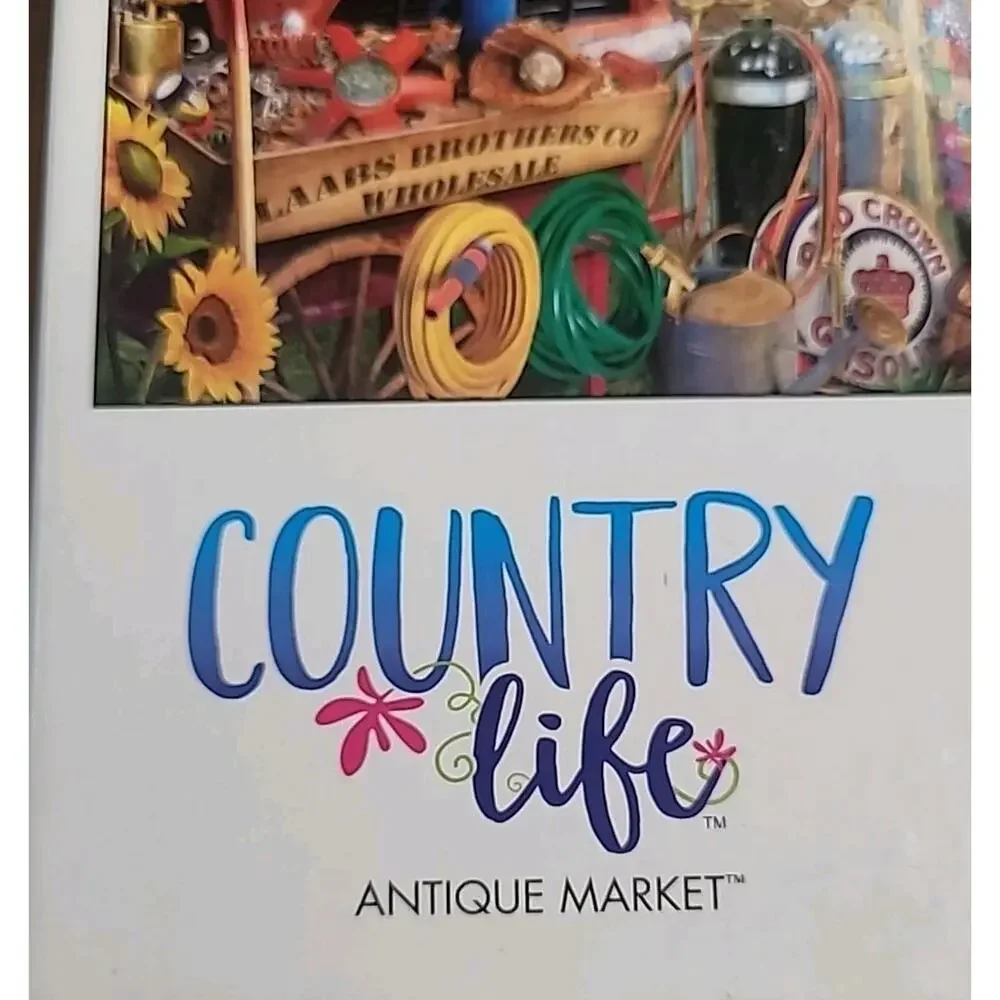 Buffalo Games Puzzle 1000 Piece Antique Market Country Life